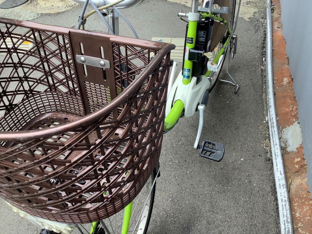 パナソニック新機種電動アシスト自転車viviDX26インチグリーン系ボディー