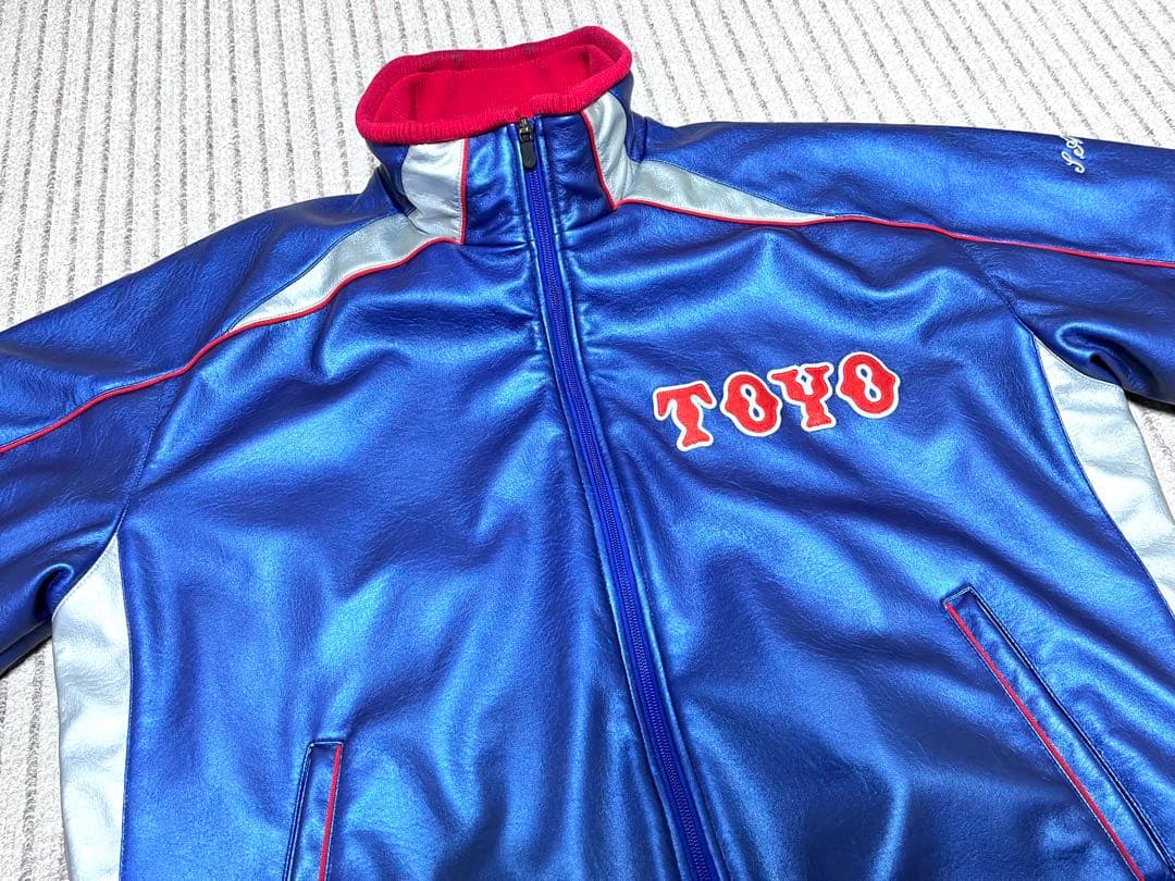 MIZUNO 東洋大姫路 高校野球部 グランドコート グラコン ジャンパー 青