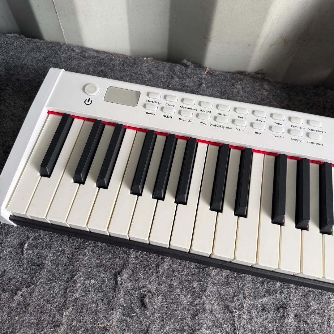 IL55激安✨ CEULA 電子ピアノ 88鍵盤 ホワイト キーボードピアノ