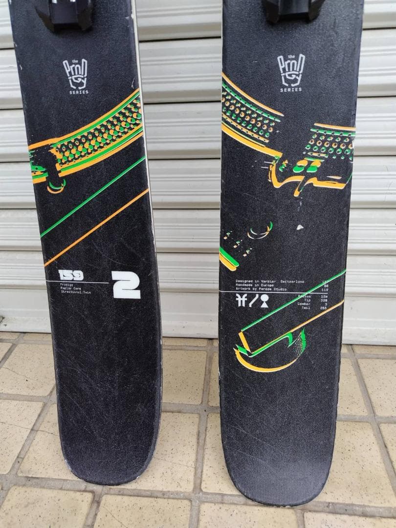 FACTION Prodigy 2 159cm スキー板/ビンディング付き！