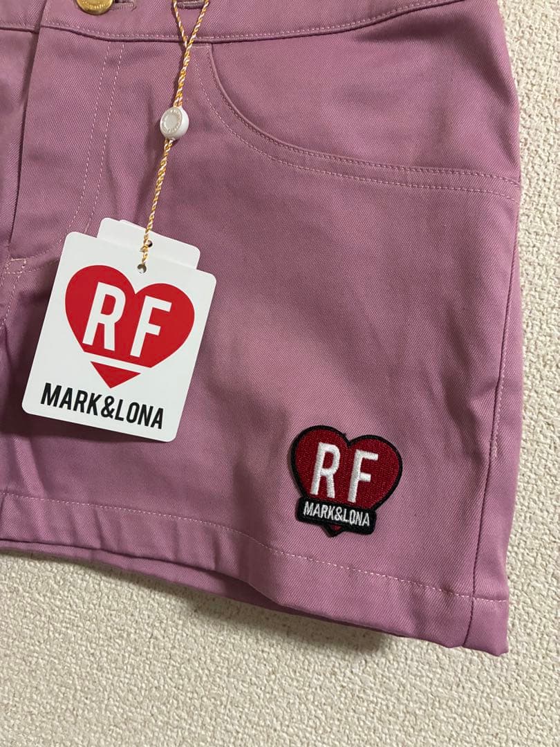 新品！MARK&LONA ピンク ショートパンツ　レディースM