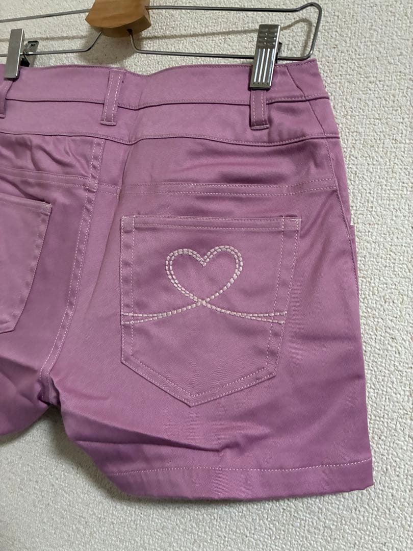 新品！MARK&LONA ピンク ショートパンツ　レディースM