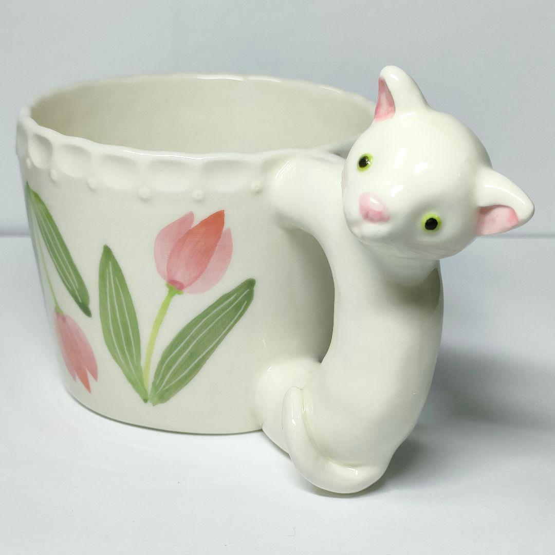 【新品】Sugar Poppo 飛び出す　猫カップ　チューリップ シュガーポッポ