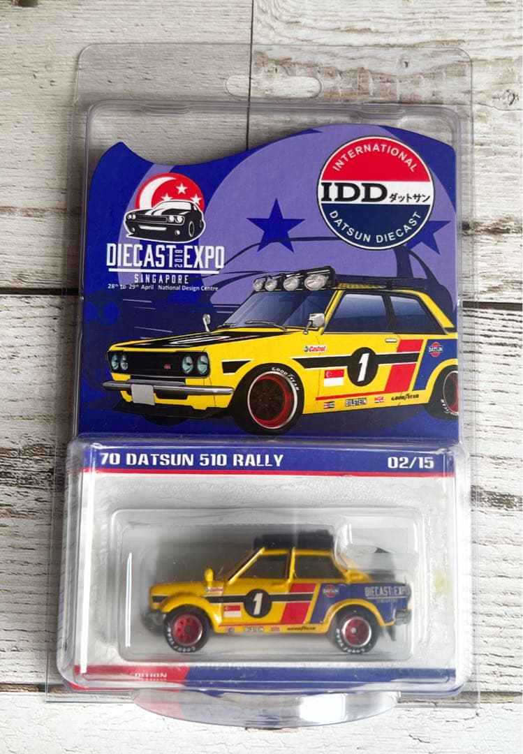 ★70 DATSUN 510 RALLY★ SG DIECAST EXPO’18