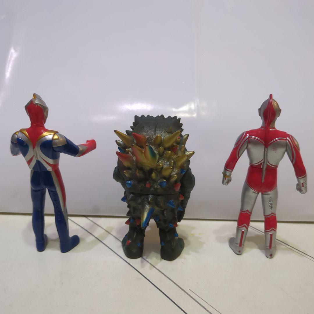 ウルトラマンソフビ道シリーズ フィギュア 3体セット(オマケ付き)