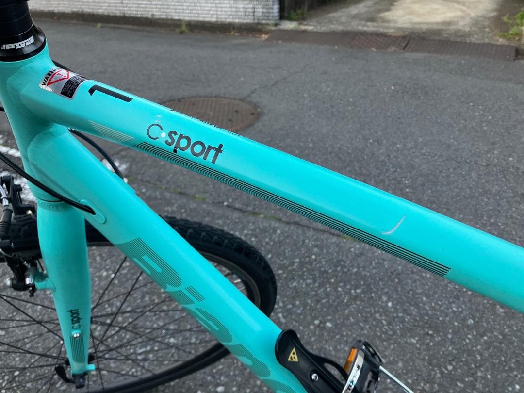 【引取限定】Bianchi 2019年モデル C・SPORT 1マットチェレステ