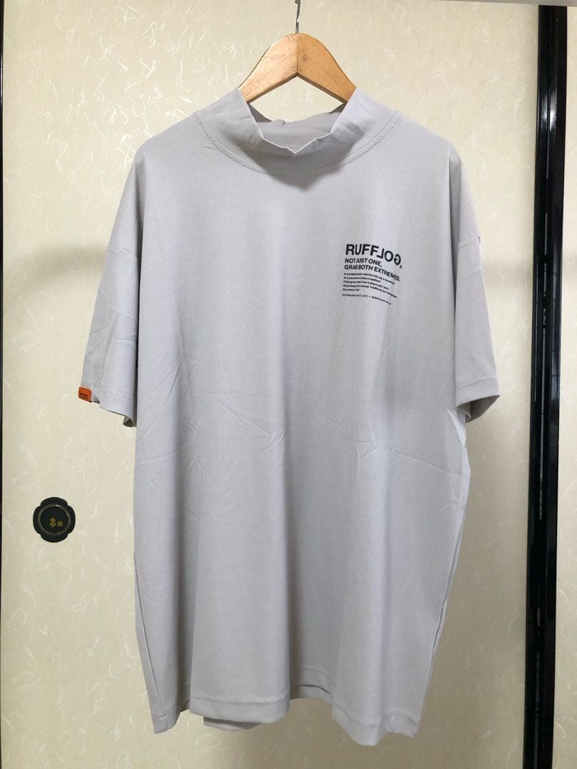 メンズウェア RUFFLOG SQUARE LOGO MOCK NECK SHIRTS M