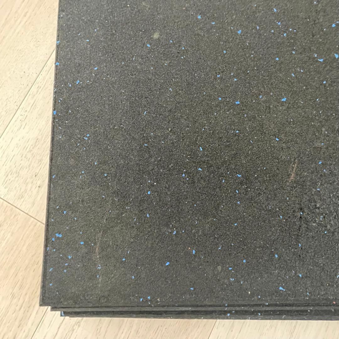 【5枚セット】トレーニングゴムマット 50cmx50cm×1.5cm