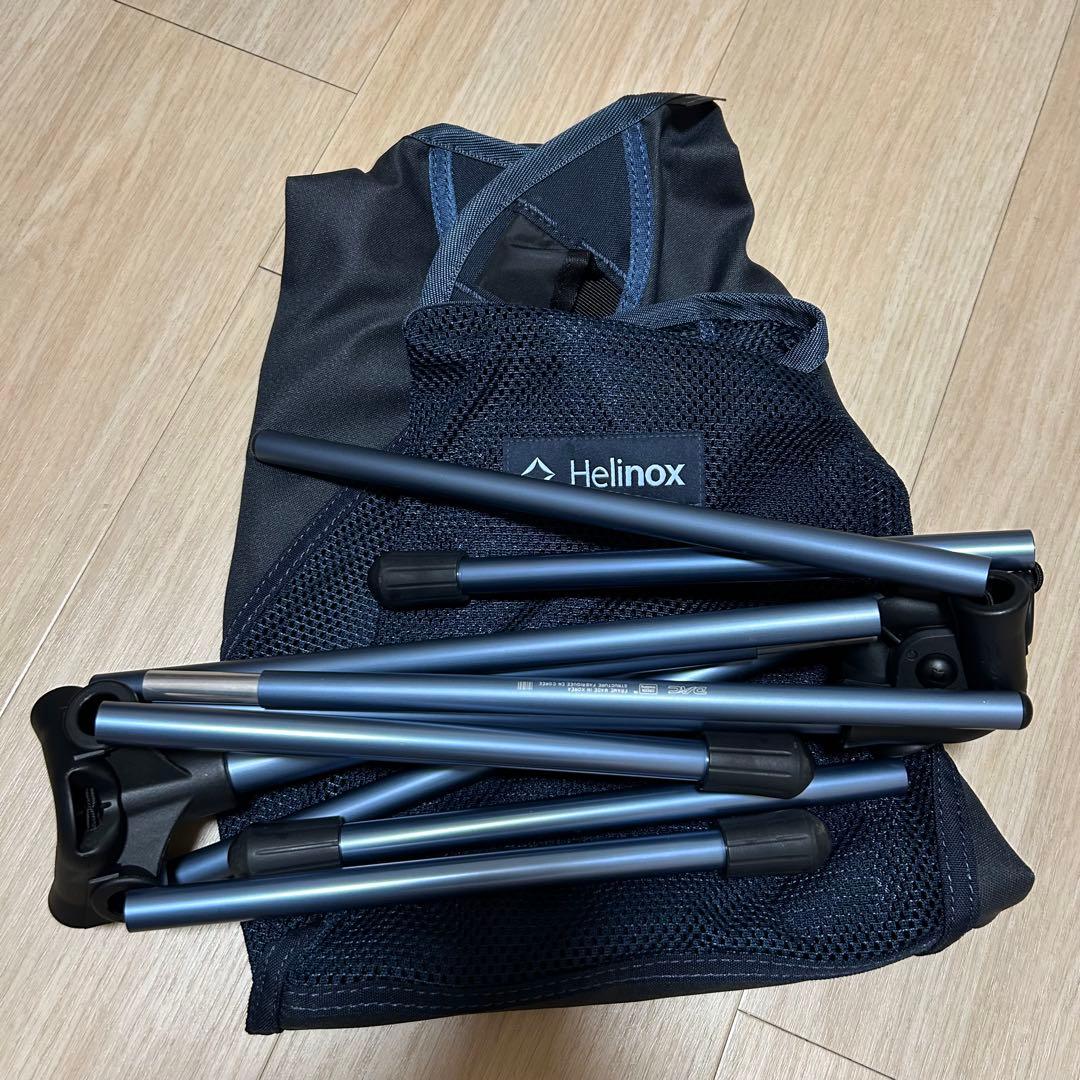 【美品】Helinox チェアワン ネイビー