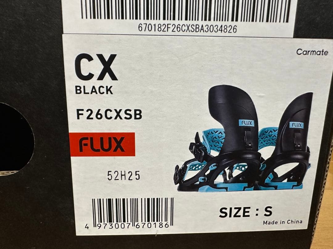FLUX CX BLACK Sサイズ