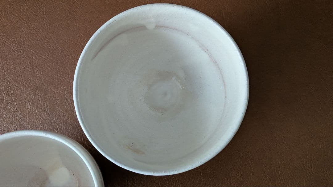 島るり子 粉引 飯碗 カフェオレボウル 茶碗 作家物 美品