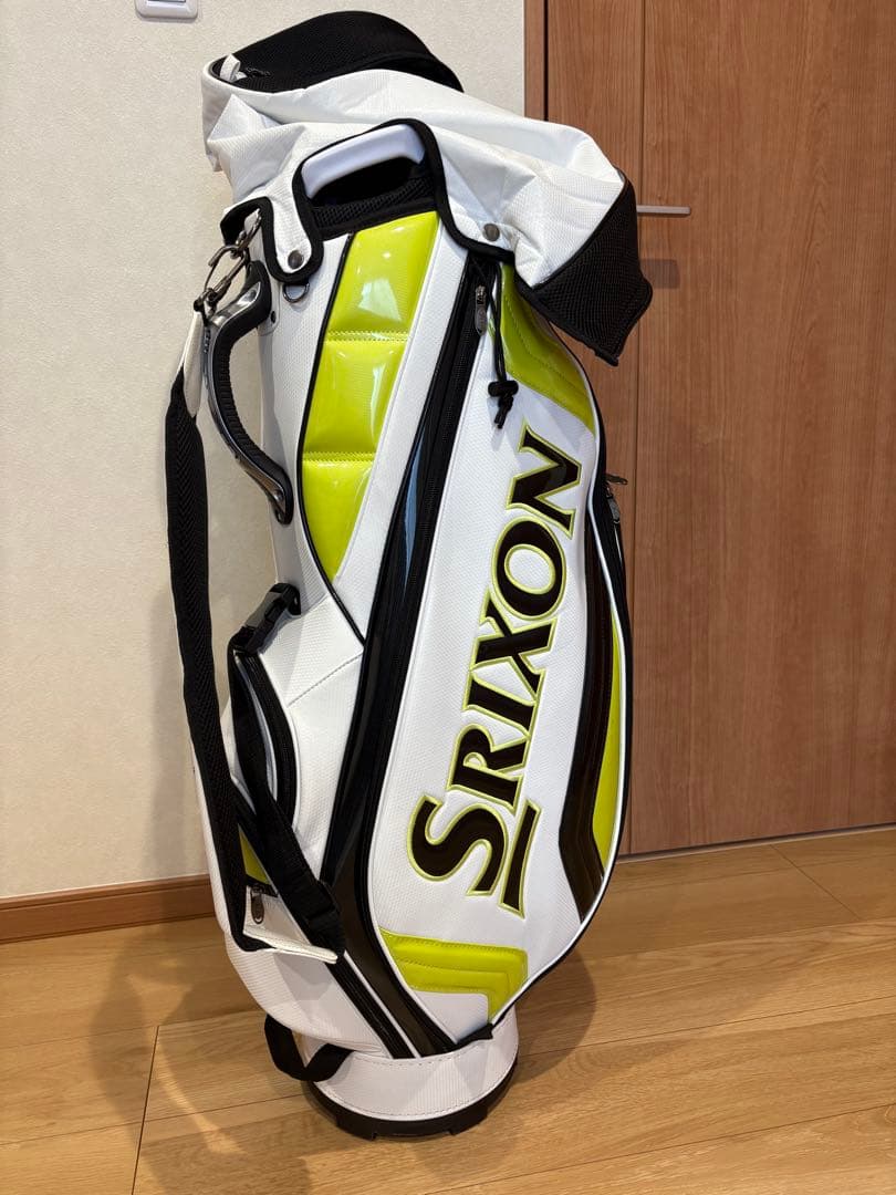 Srixon キャディバッグ ホワイト/イエロー