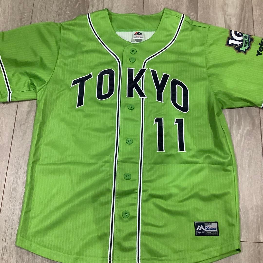 東京ヤクルトスワローズ　奥川恭伸　燕パワーユニフォーム　Sサイズ　優勝ワッペン