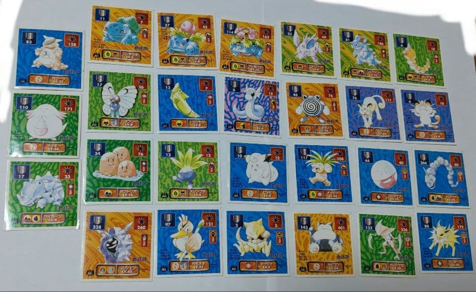 希少品 アマダ ポケモン 初期 最強シール烈伝 キラ レアシール ケース