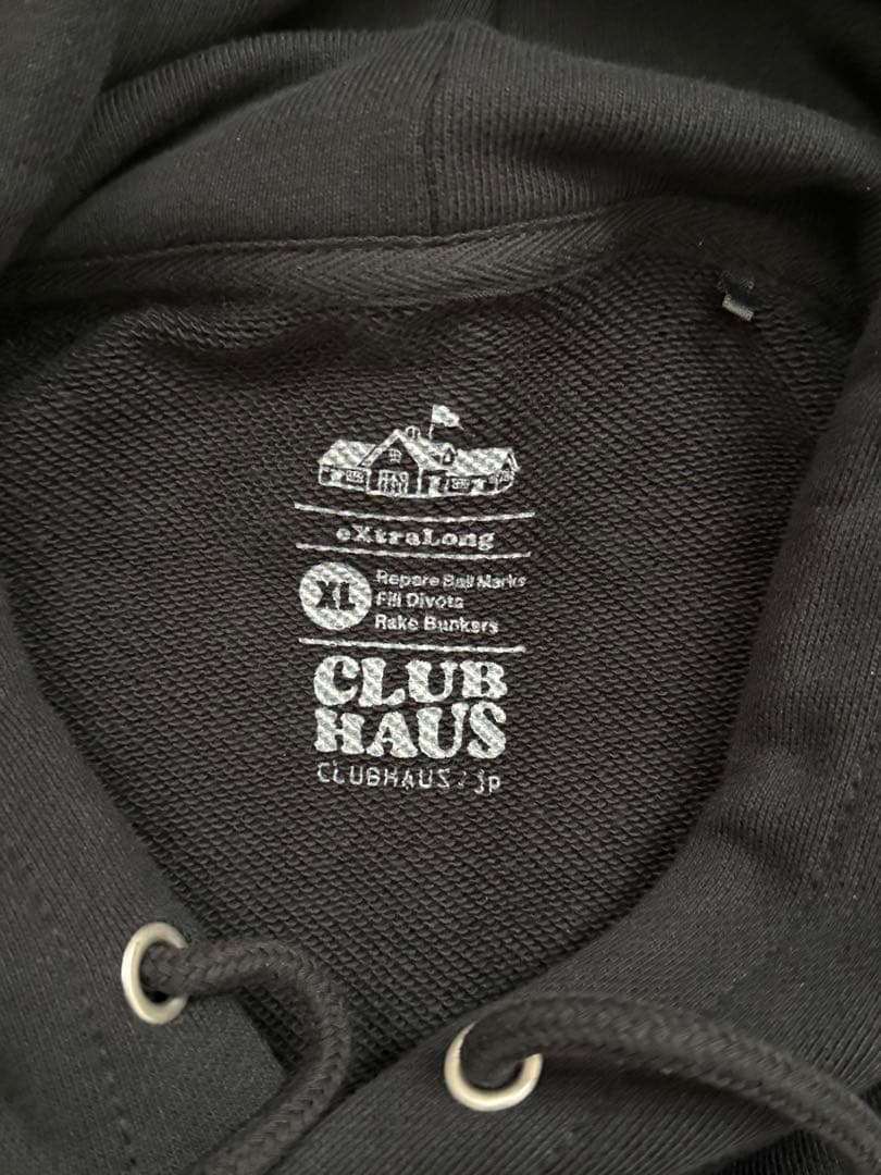 Clubhaus パーカー ブラック×イエロー XL