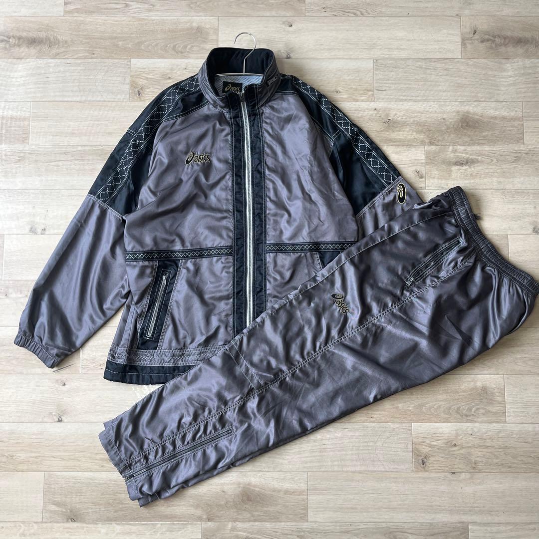 asics アシックス　セットアップ　ジャージ　90s ウインドブレーカー