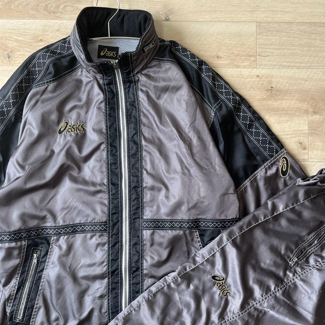 asics アシックス　セットアップ　ジャージ　90s ウインドブレーカー