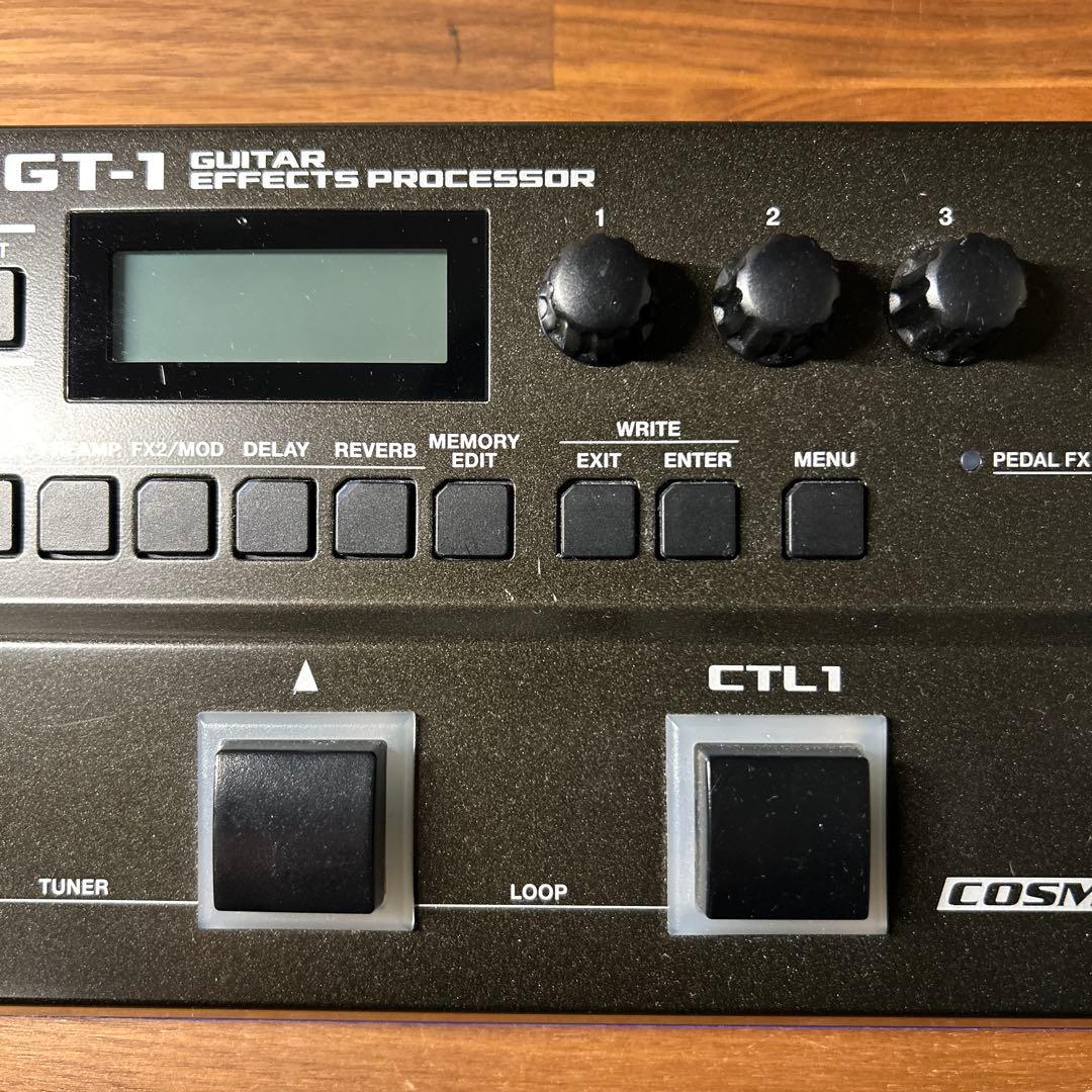 BOSS GT-1 ギターエフェクター 取説 アダプター 教科書付き