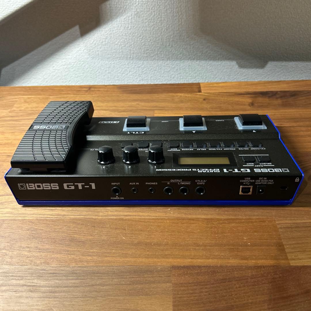 BOSS GT-1 ギターエフェクター 取説 アダプター 教科書付き