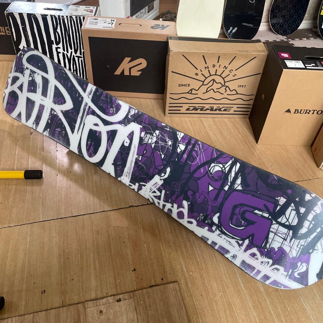 BURTON×K2　バートン　ワイドモデル　バインディング付スノーボードセット