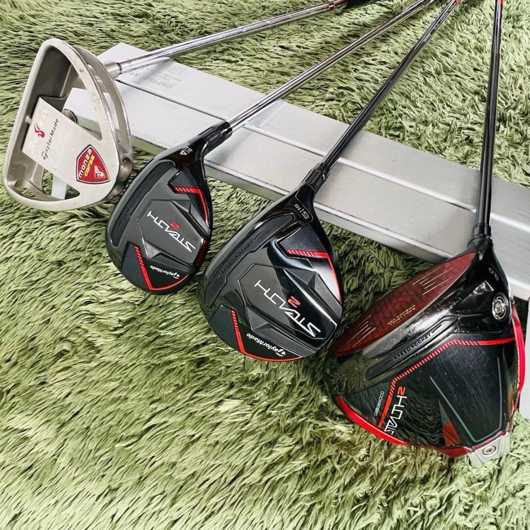 テーラーメイド ステルス2 11本セット メンズゴルフ フルセット 初心者 入門