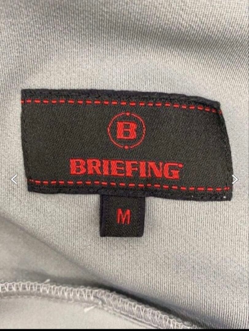 【美品】BRIEFING MENS 3D LOGO PARKA M グレー