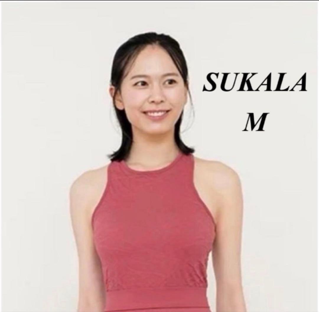 ♡新品♡【SUKALA】ジオメトリックアクティブブラトップ　M スモークローズ