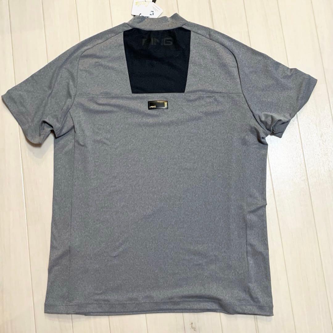 新品■15,400円【ピン　PING】メンズ　半袖　モックネックウェア 3L