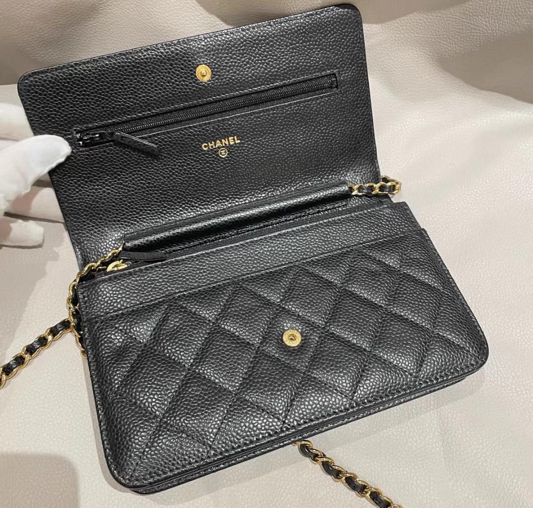 CHANEL デニム スパンコール チェーンショルダーバッグ ブルー