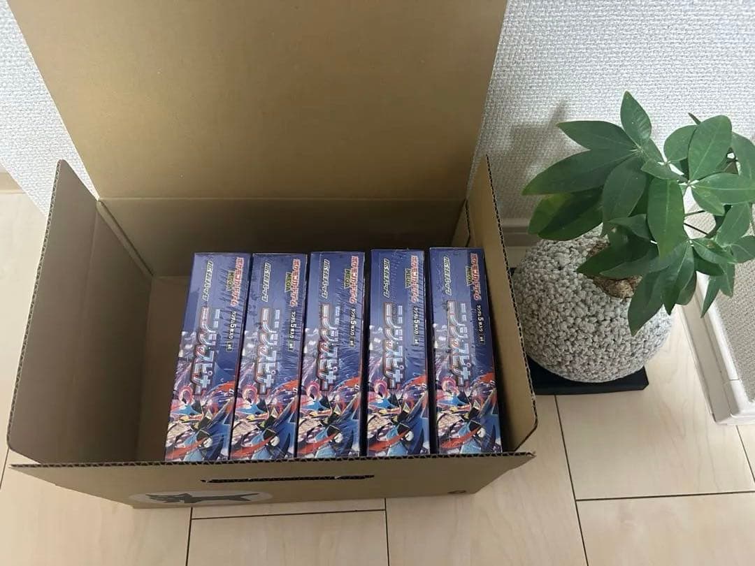 ポケカ【シュリンク付】ニンジャスピナー5BOX