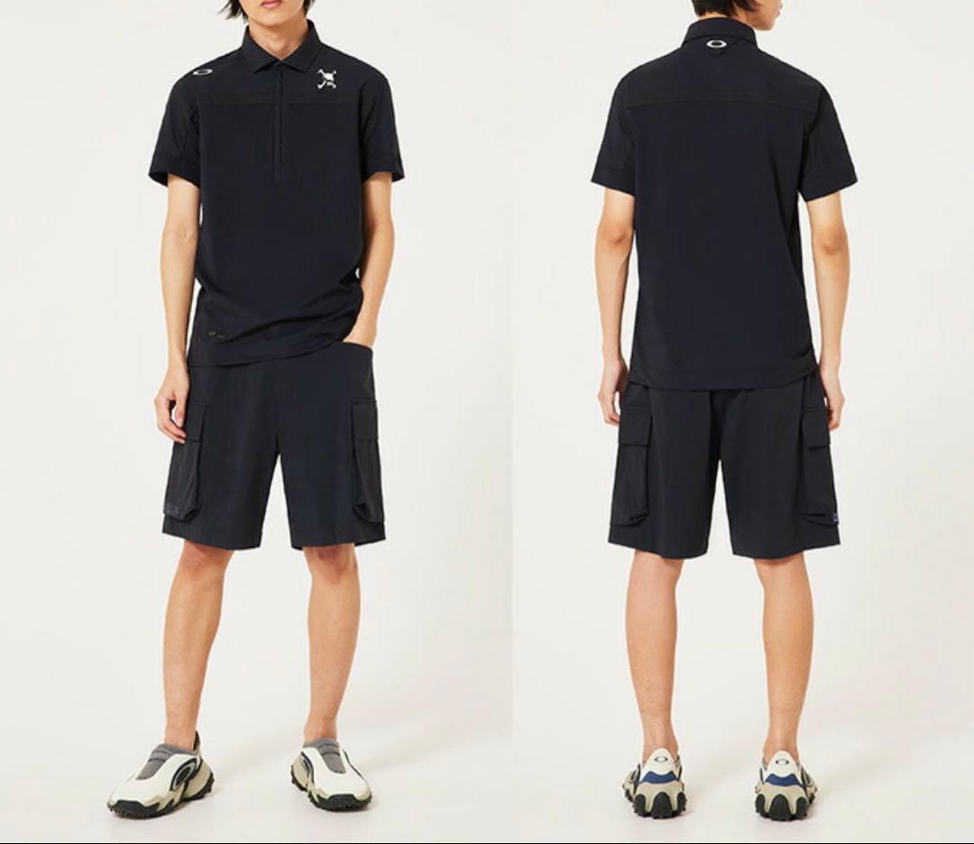 OAKLEY メンズ ゴルフ ウェア ボトムス ハーフパンツ ブラック Mサイズ