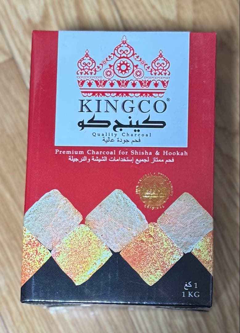 【新品】【お得パック】【9個セット】KINGCO シーシャ用ココナツ炭 9kg