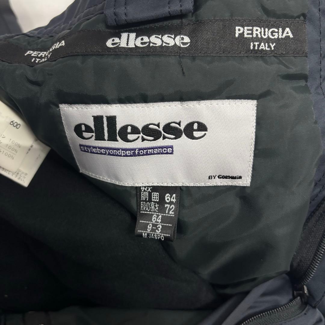 【希少タグ付き】ellesse スキーパンツ サスペンダー付き ゴールドウイン製