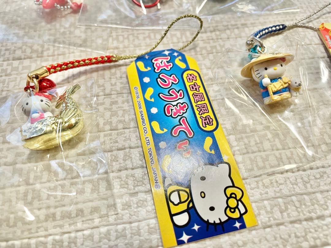 ご当地キティ 都道府県 お土産 ハローキティ 根付け レア 限定 新品未使用