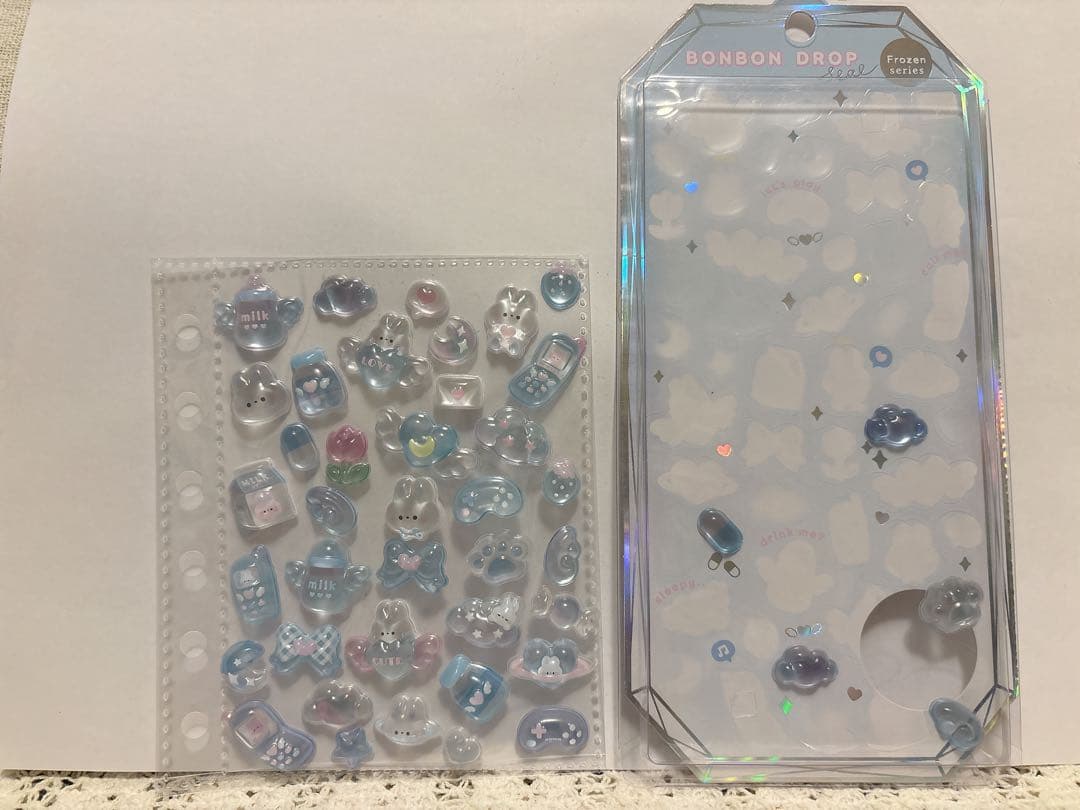 シール帳　完成品　エンジェルブルー
