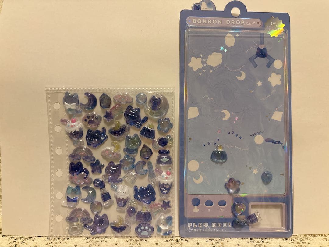 シール帳　完成品　エンジェルブルー
