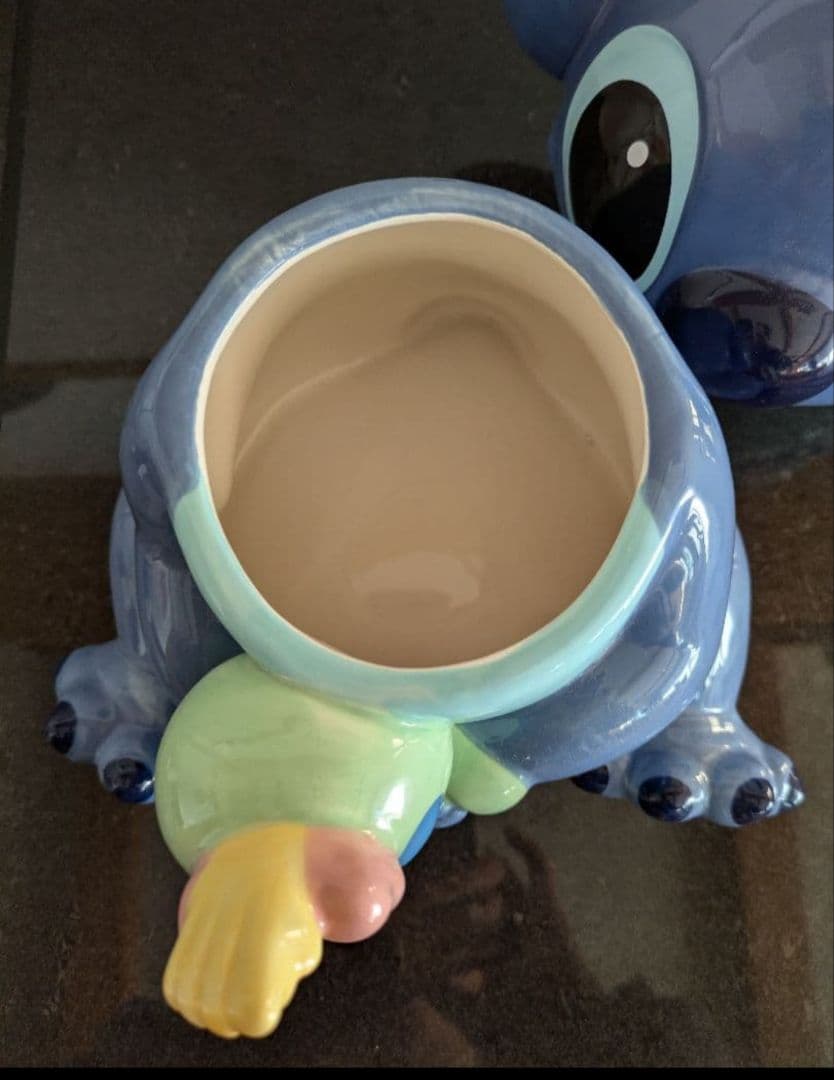 エネスコ　スティッチ　BIG　陶器　小物入れ　レア