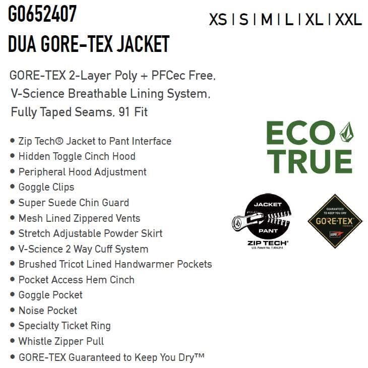 VOLCOM ボルコム DUA ゴアテックス　ジャケット & パンツ 上下XL