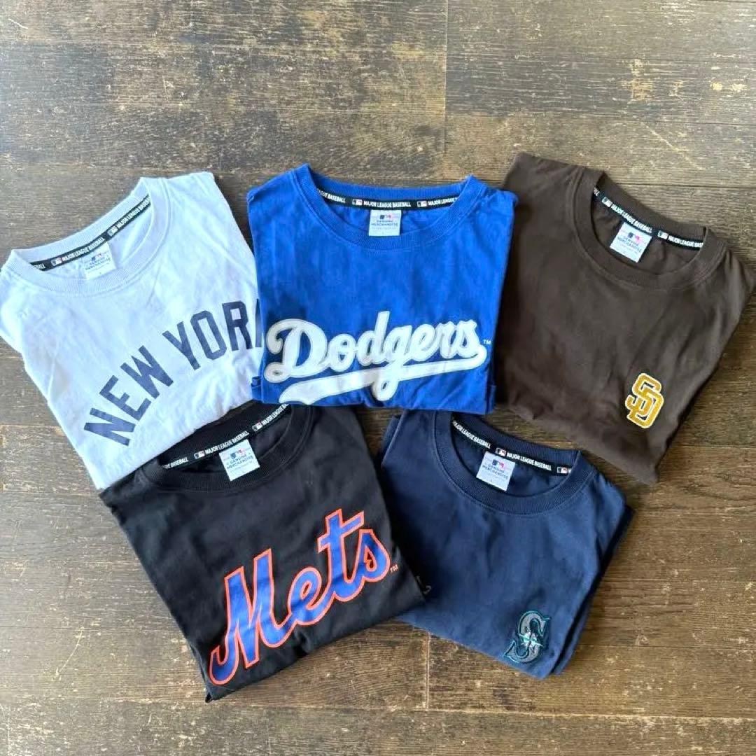 美品！MLB メジャーリーグ5球団Tシャツセット　メンズMサイズ相当