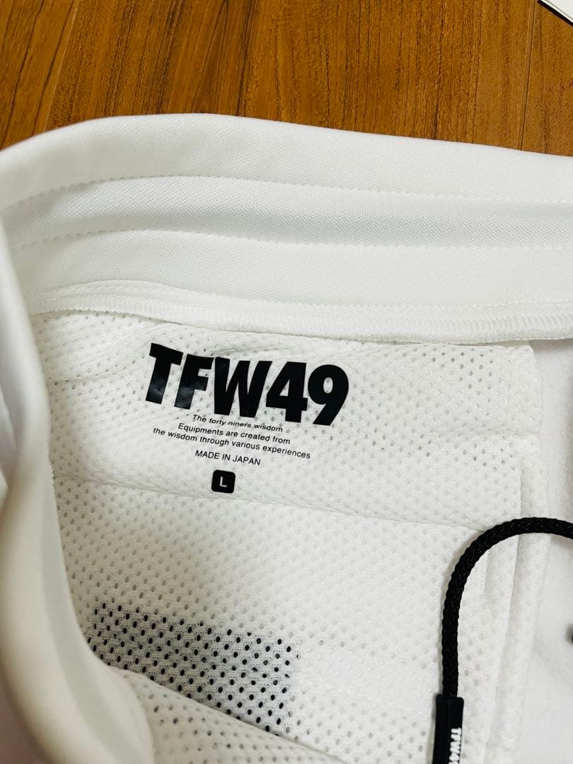 未使用タグ付き　TFW49 スウェットパンツ　ホワイト　L フリース　ゴルフ