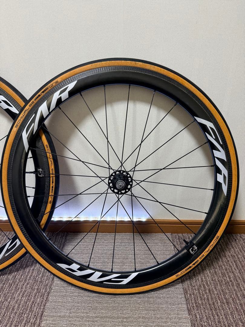 【最終出品】FAR カーボンホイール 700C ブラック