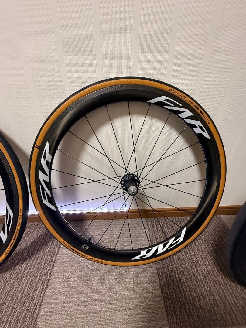 【最終出品】FAR カーボンホイール 700C ブラック