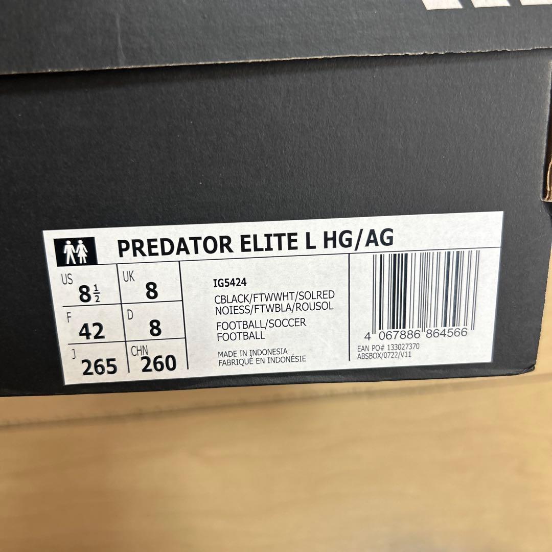 シューズ adidas/Predator Elite L HG/AG