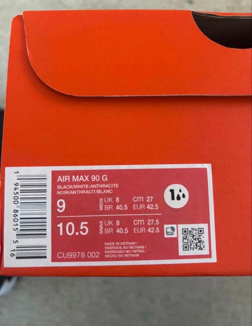 【新品】メンズ NIKE ゴルフシューズ airmax90g