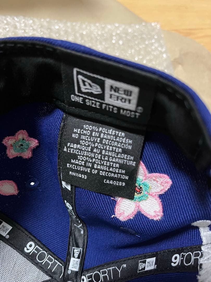 NEW ERA 9FORTY ネイビー キャップ 村上隆 ドジャース