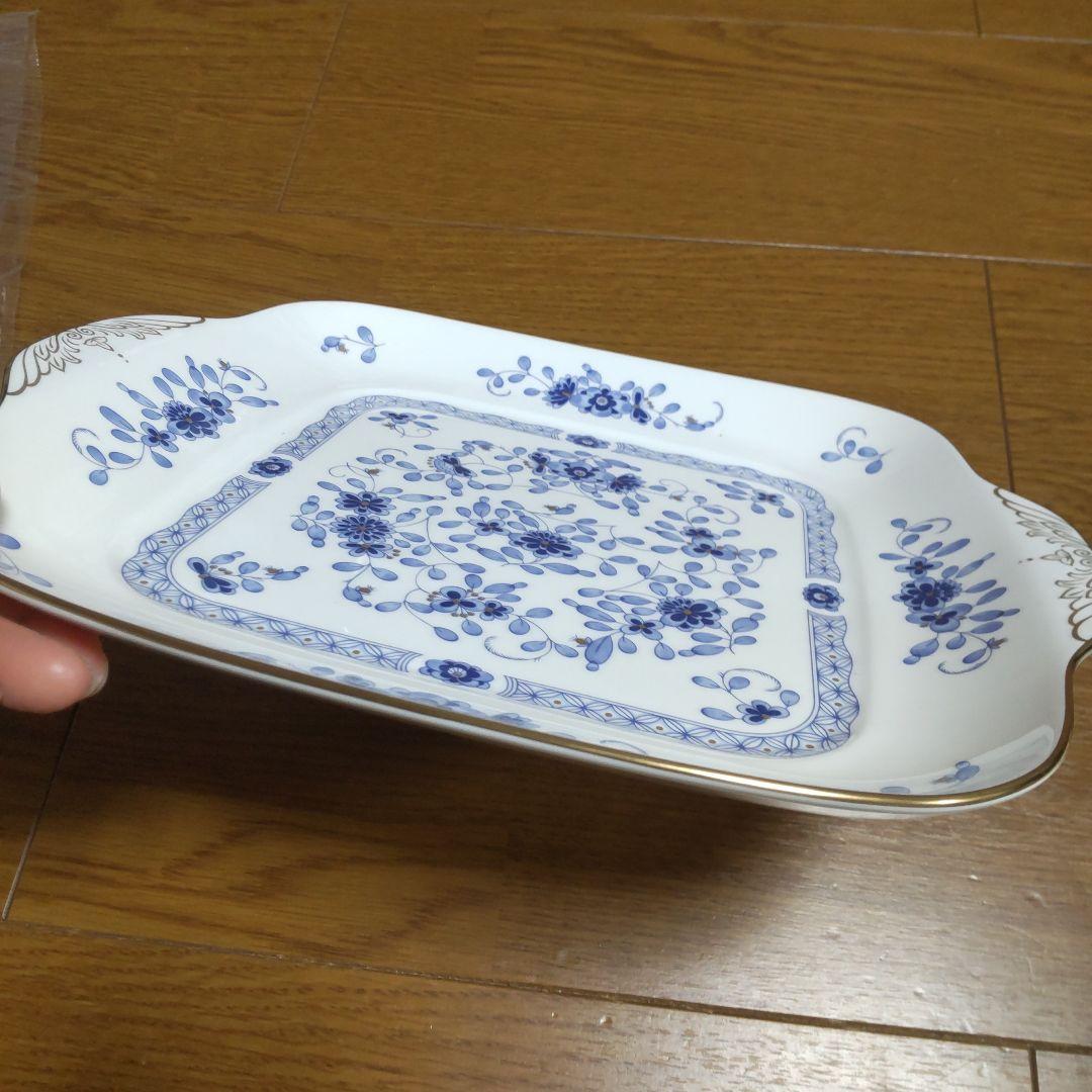 お値下 新品 ナルミ ミラノ 31cmサービスプレート スクエア B&B