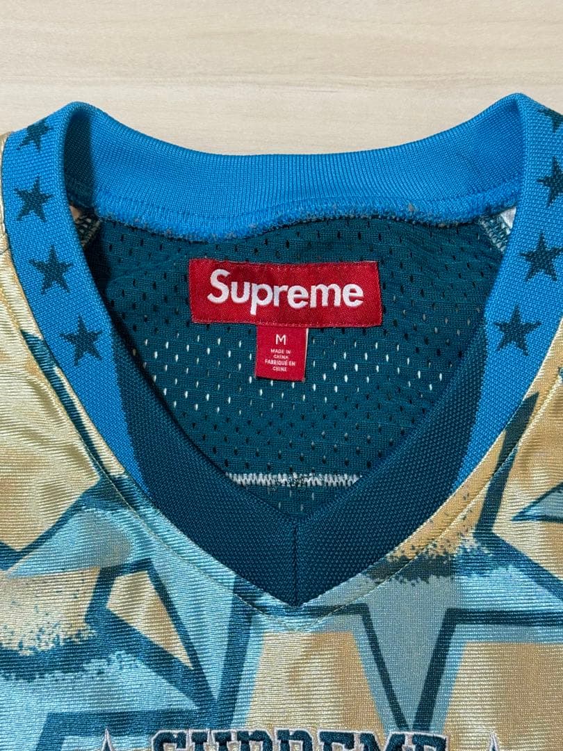 Supreme Stars Football Jersey ゴールド　Mサイズ