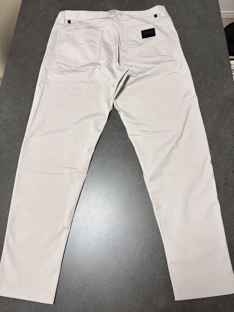 【新品未使用】TFW49 ゴルフパンツ メンズ XL ライトグレー ストレッチ