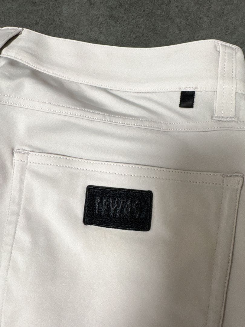 【新品未使用】TFW49 ゴルフパンツ メンズ XL ライトグレー ストレッチ