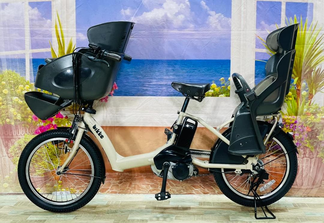 超人気！ビッケ16AHブリヂストン人気子供乗せ電動アシスト自転車 Y2128
